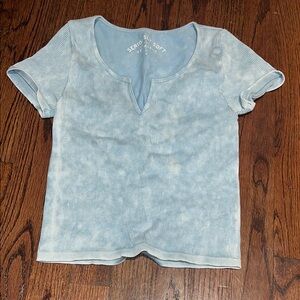 Aeropostale Blue Fitted T shirt